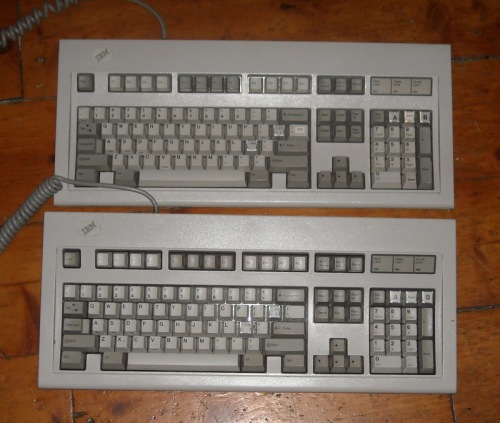 The IBM M-Series keyboard. The only way to type.